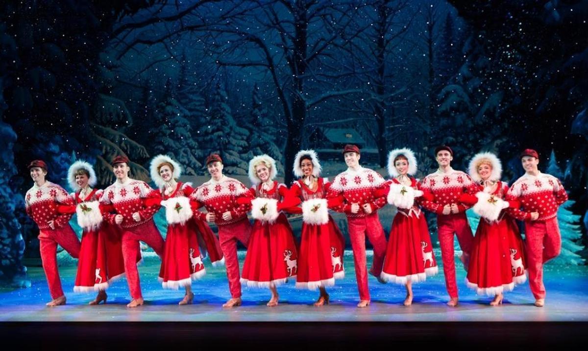 The premiere of “Irving Berlin’s White Christmas” starts on Christmas Day.