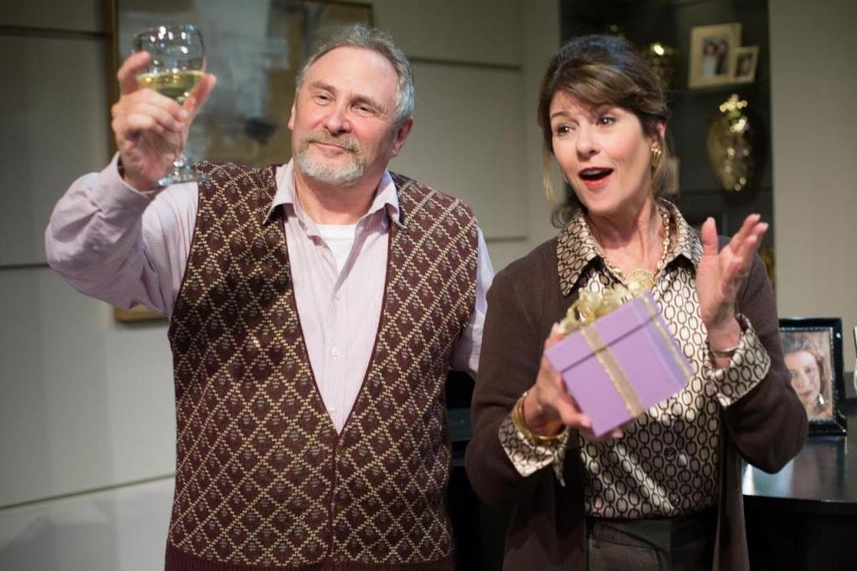 Sam and Judy Goldberg (Peter Librach and Patti Gardner) are hosting a dinner to celebrate Sam’s late mother. Or do they have an ulterior motive?