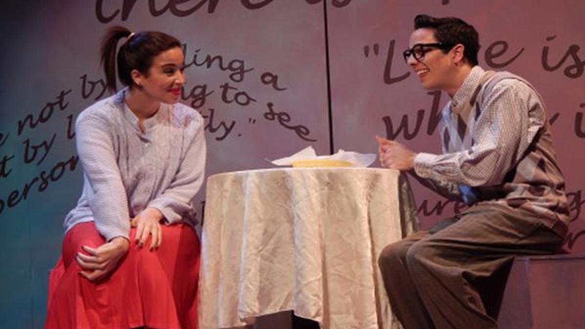 
Shenise Nuñez and Brad Rakushin have an awkward date in Stage Door’s ‘I Love You, You’re Perfect, Now Change.’
