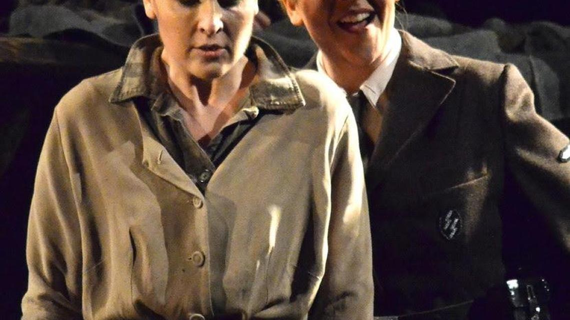 Adrienn Miksch and Daveda Karanas in ‘The Passenger.’