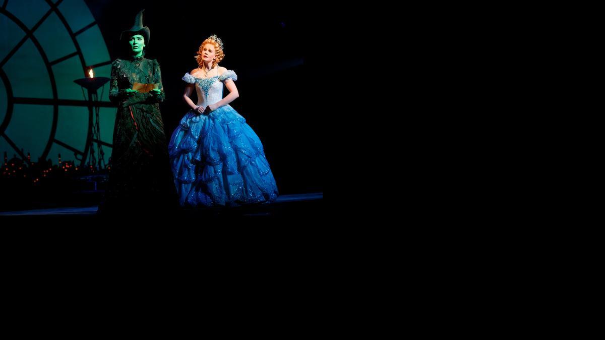 
Alyssa Fox as Elphaba and Carrie St. Louis as Glinda come to a crossroads in their friendship in ‘Wicked.’
