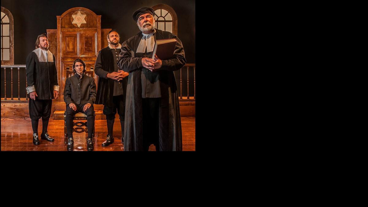 
Stephen G. Anthony, Abdiel Vivancos, Gregg Weiner and Larry Bramble discuss God and philosophy in GableStage’s ‘New Jerusalem.’
