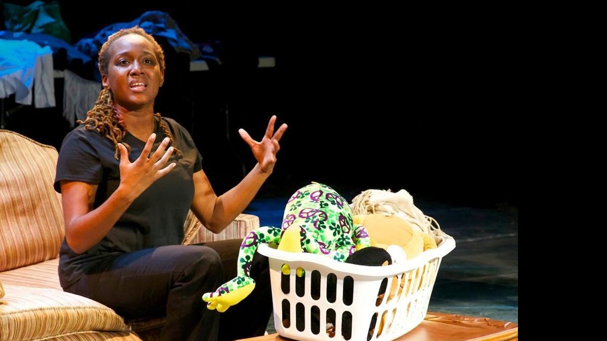 
Christina Alexander performed her solo show ‘HATE! An American Love Story,’ at Miami Theater Center’s SandBox.
