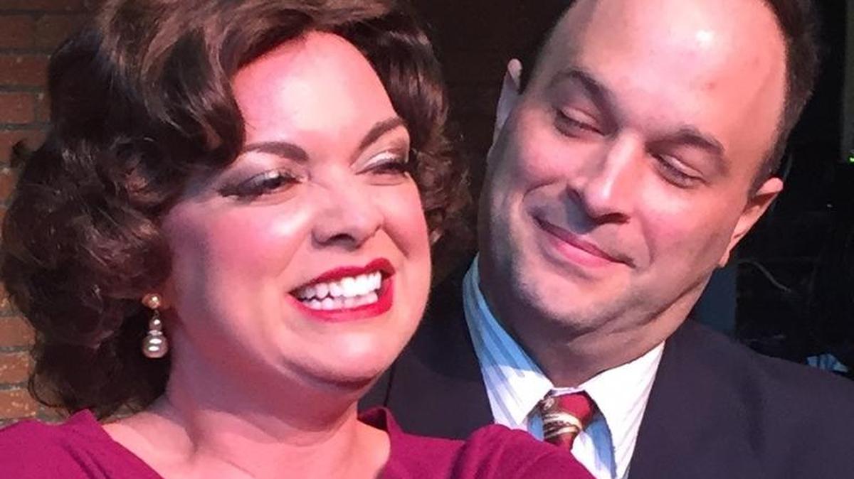 Ann Marie Olson is Mama Rose, Matthew Korinko her beau Herbie in ‘Gypsy’ at Stage Door Theatre.