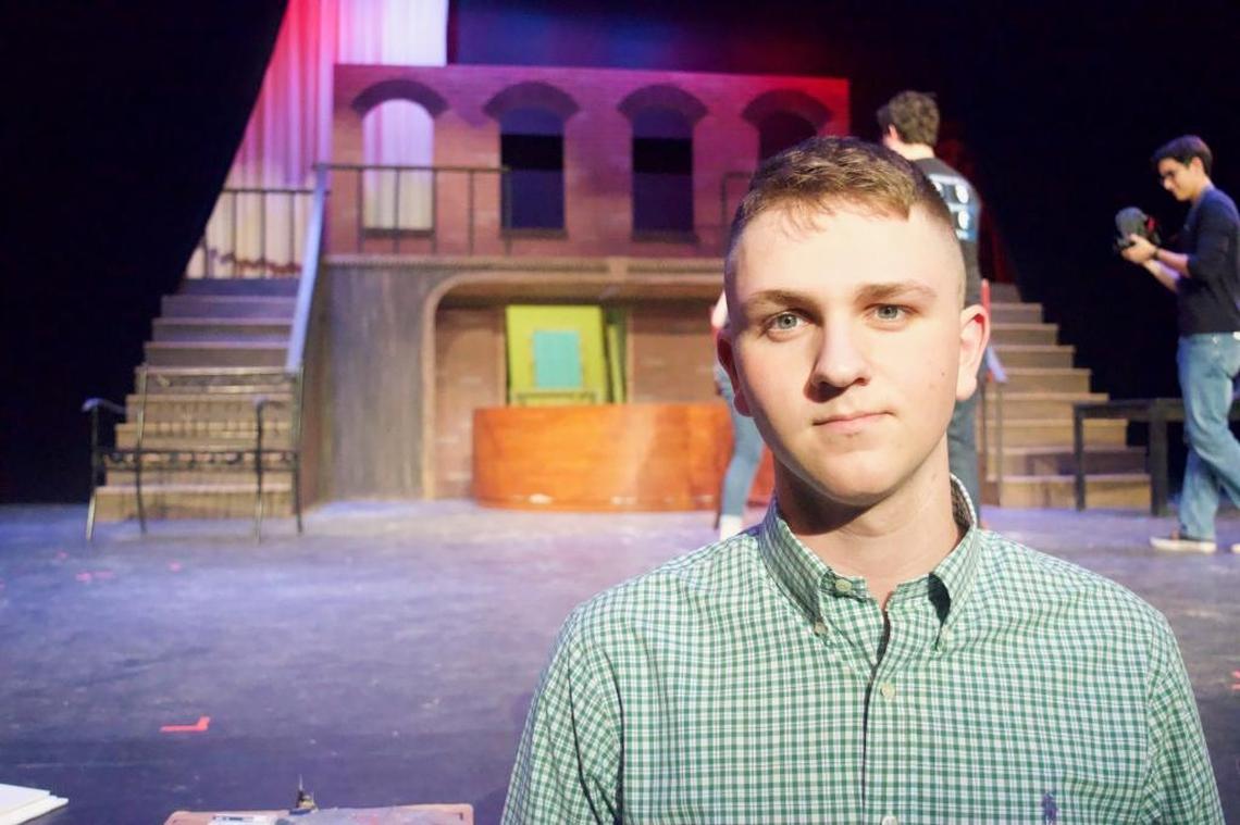 Coral Reef High student Jackson Ribler, video documentary crew member of ‘Standby,’ a student-run production about the media’s portrayal of social injustices.