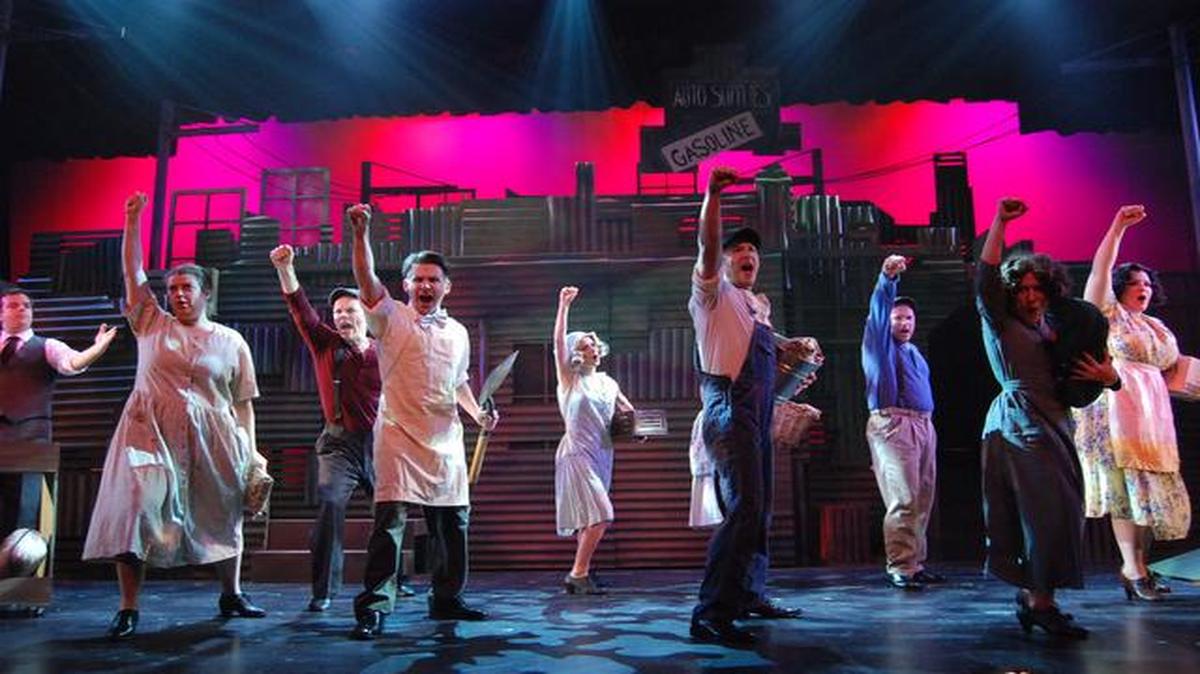 
The cast of Slow Burn’s ‘Bonnie & Clyde’ sings of hard economic times in America.
