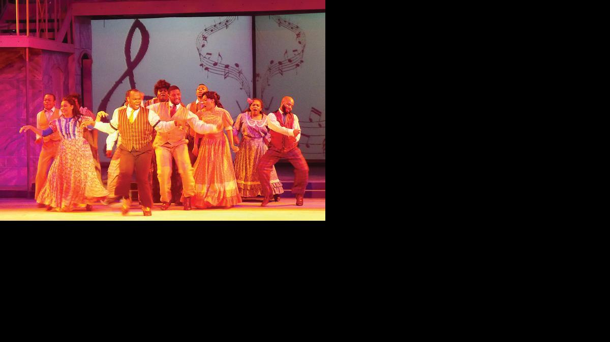 
Performers get into the ‘Gettin Ready Rag’ in the Actors’ Playhouse production of ‘Ragtime.’
