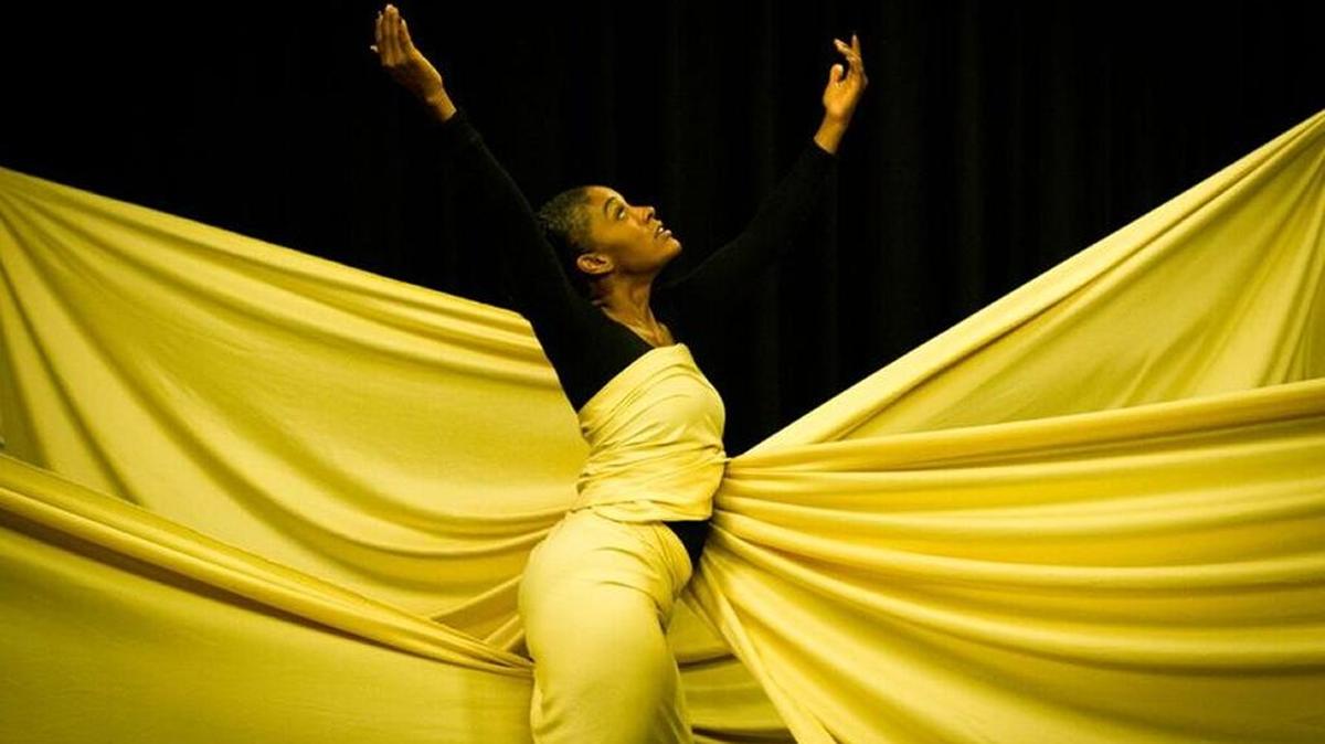 Actress Athena Lightburn as Venus.