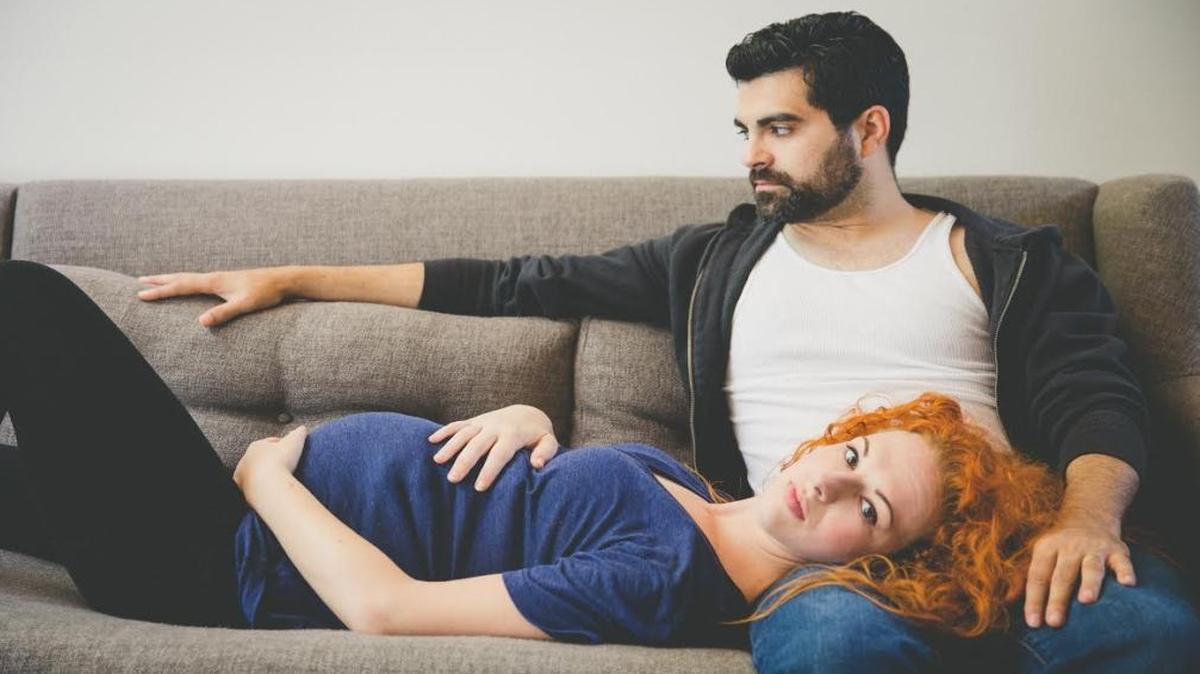Collin Arnaldo Carmouze and Sarah McGregor star in ‘The Good Father.’