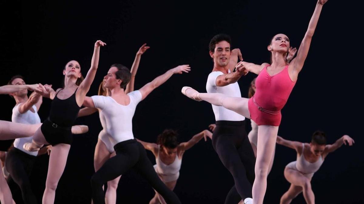 
Miami City Ballet dancers performing George Balanchine’s "Symphony in Three Movements" last winter at the Adrienne Arsht Center.
