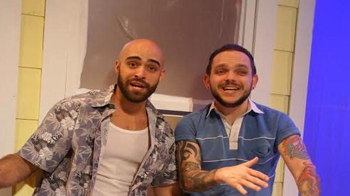 Adam (Gabriel Bonilla) and Vic (Mikey Fernandez) are best friends in ‘Roof!’