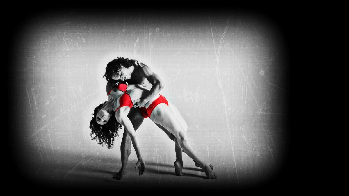 
Jesús M. Olivera dances with Mélanie Martel in ‘Tango Undressed,’ coming Saturday to the Fillmore Miami Beach.
