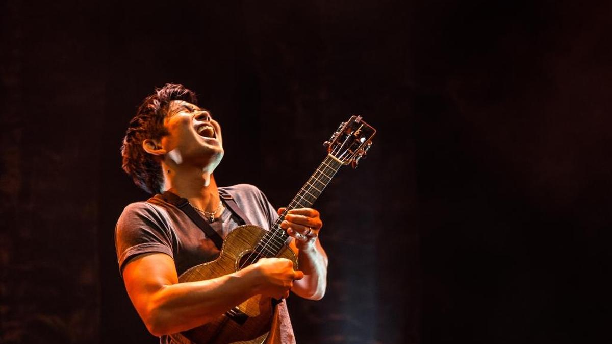 Ukulele virtuoso Jake Shimabukuro revels in mixing different genres of music.