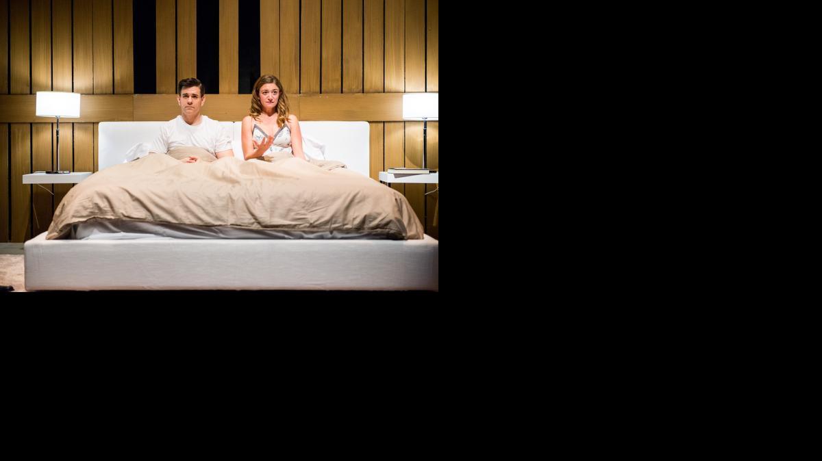 
Nicholas Richberg and Gretchen Porro come up empty in their marriage in Zoetic Stage’s ‘Trust.’
