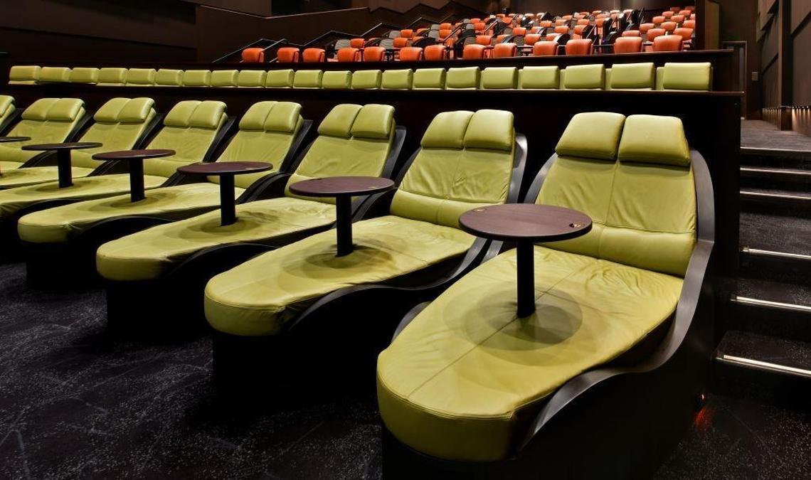 The chaise lounges at iPic.