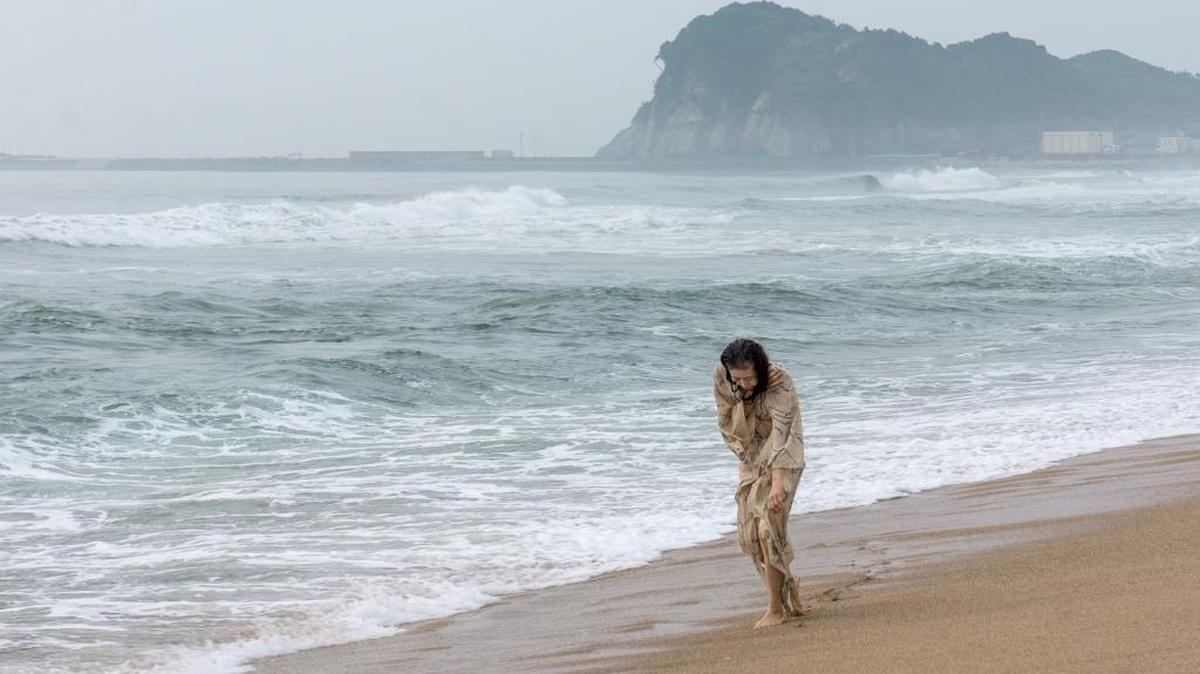 Eiko in Fukushima, where the nuclear disaster inspired “A Body in Places”