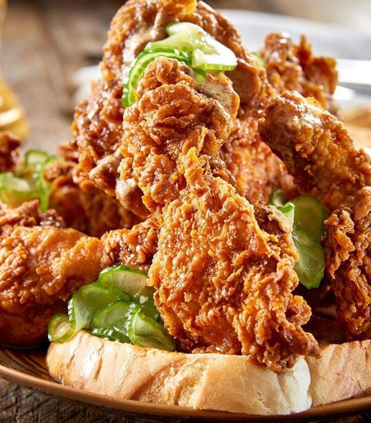 Chef Richard Hales spent time in the South learning how to prepare this Nashville hot chicken dish and he nailed it.