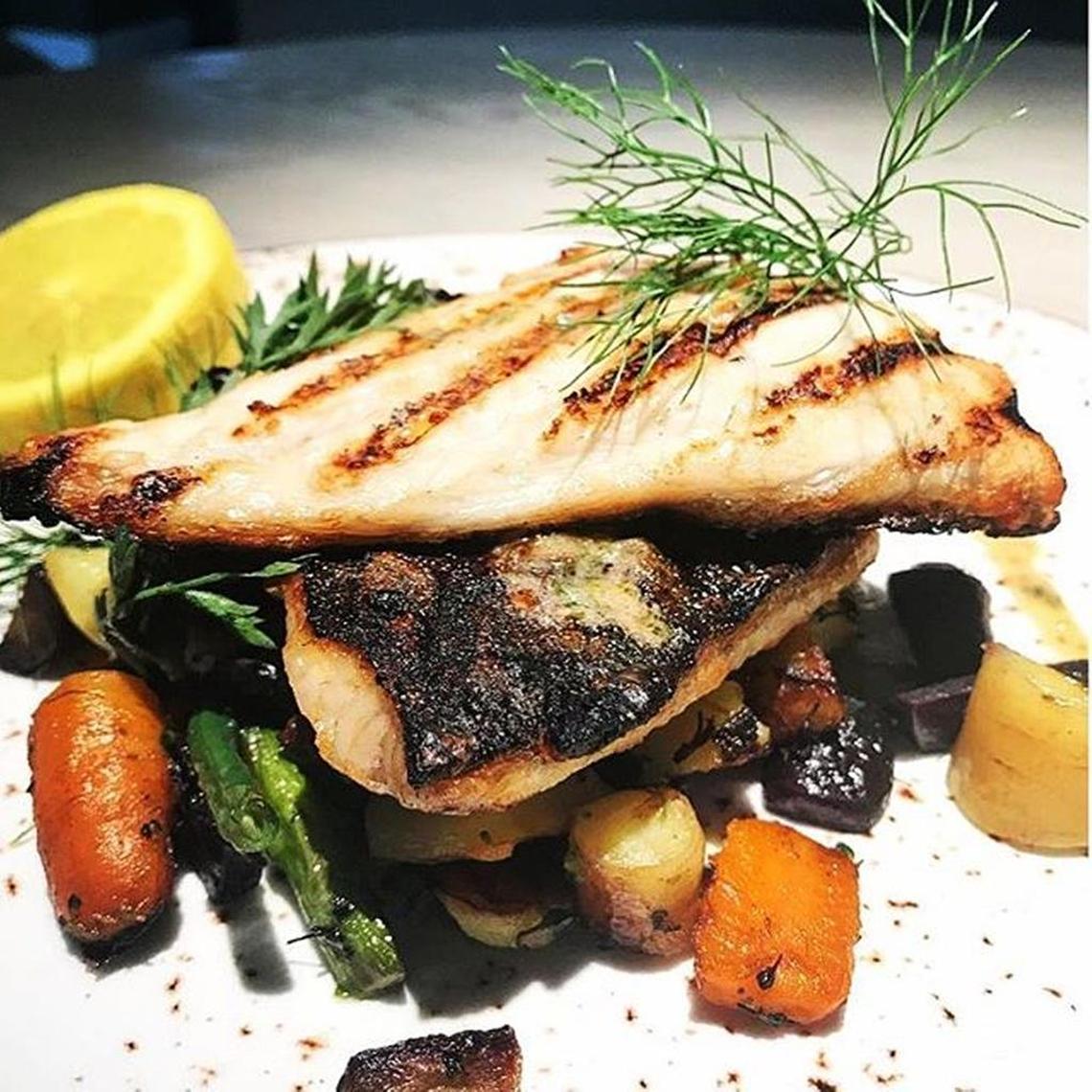 Mediterranean sea bass.