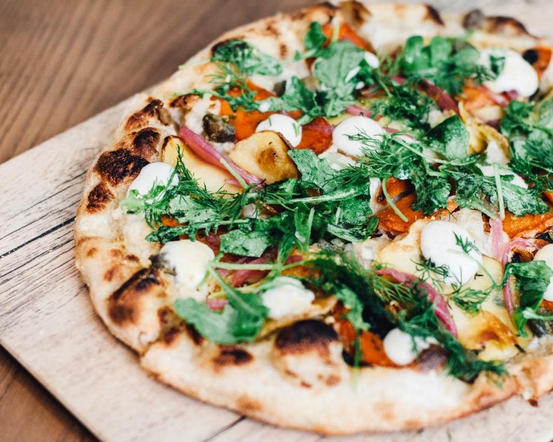 Pizza’s are plant based at Planta.
