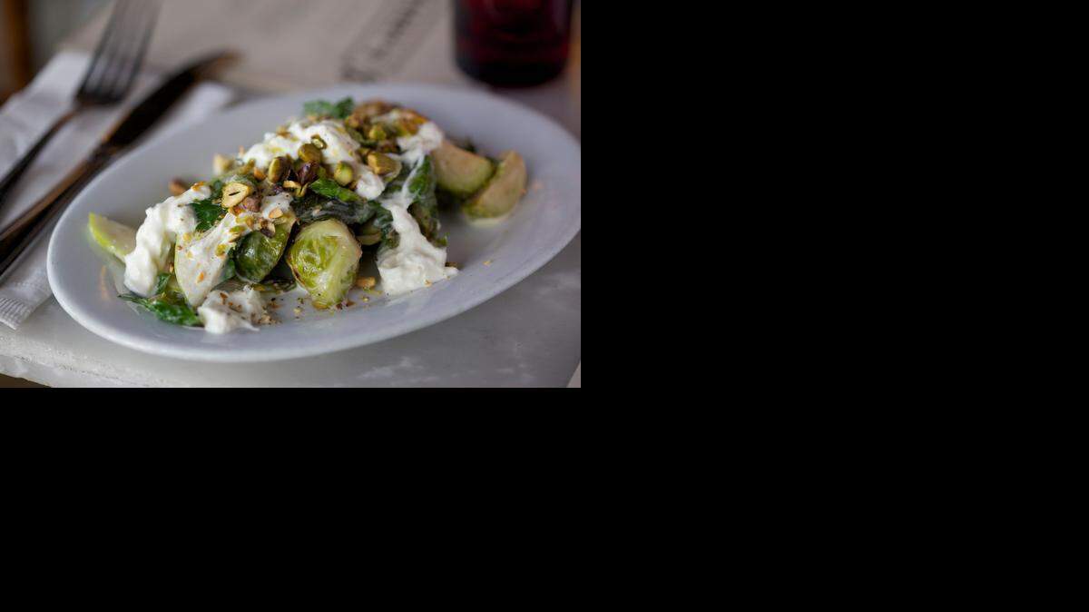 
Warm brussels salad: From Harry’s Pizzeria, one of the best dishes of 2014. 
