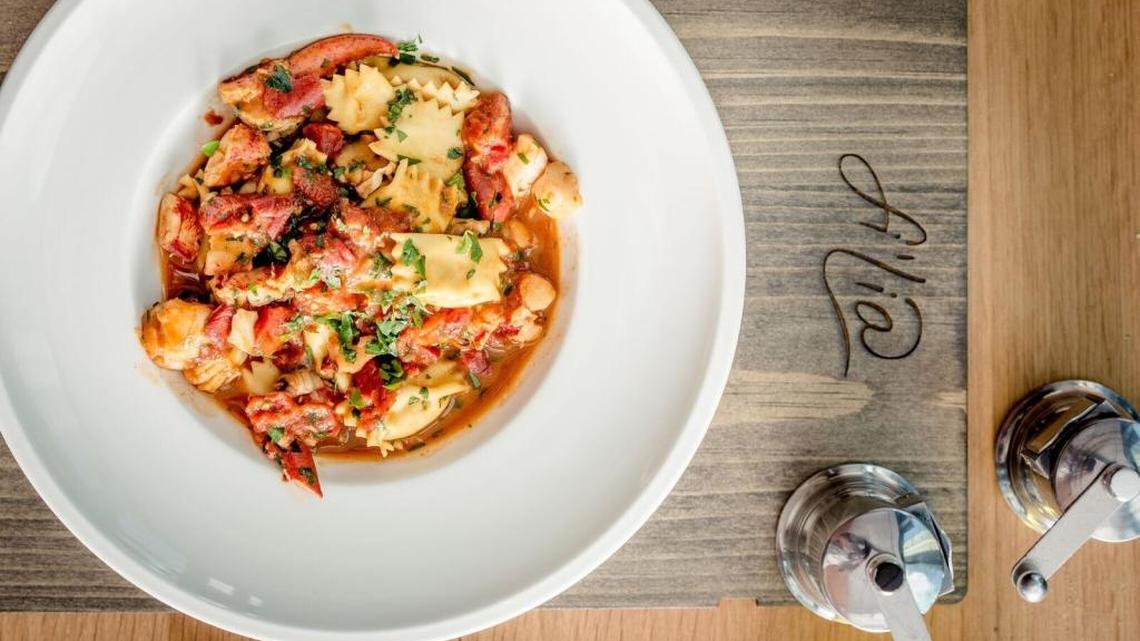 Opt for lobster and corn agnolotti if you want to try something more adventurous at Michael Schwartz’s new restaurant in Brickell, Fi’lia.