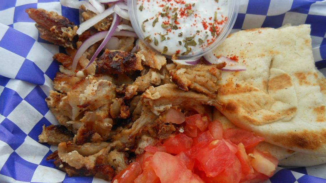 The Original Greek’s pork gyros.