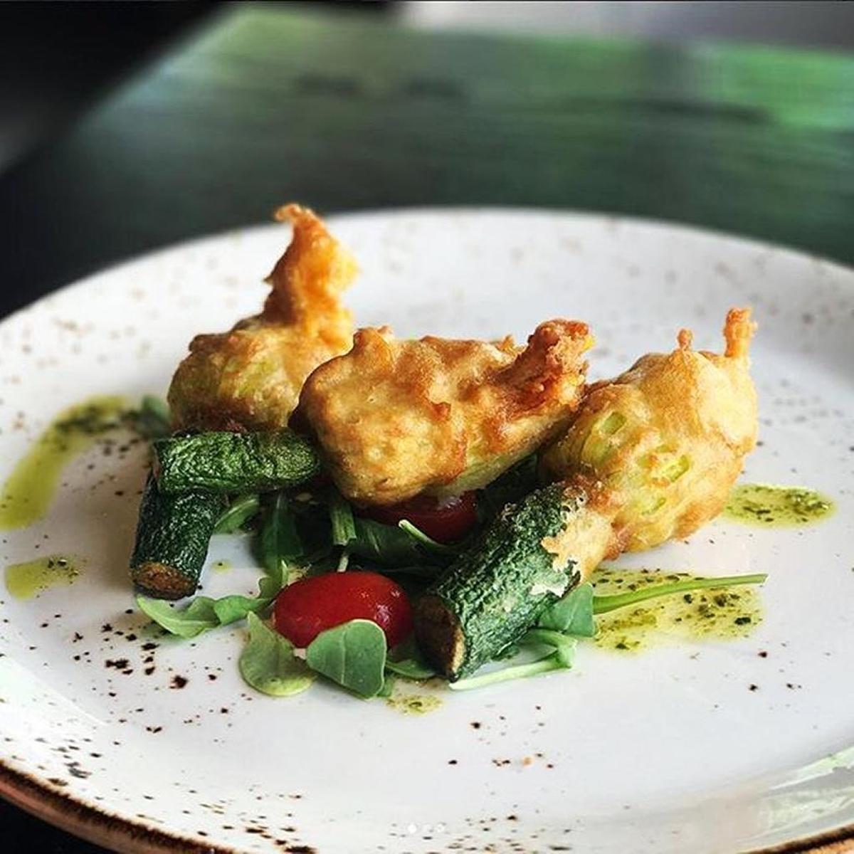 Zucchini blossoms