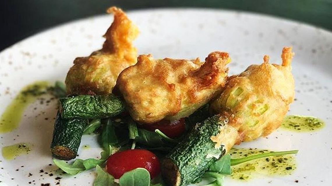 Zucchini blossoms