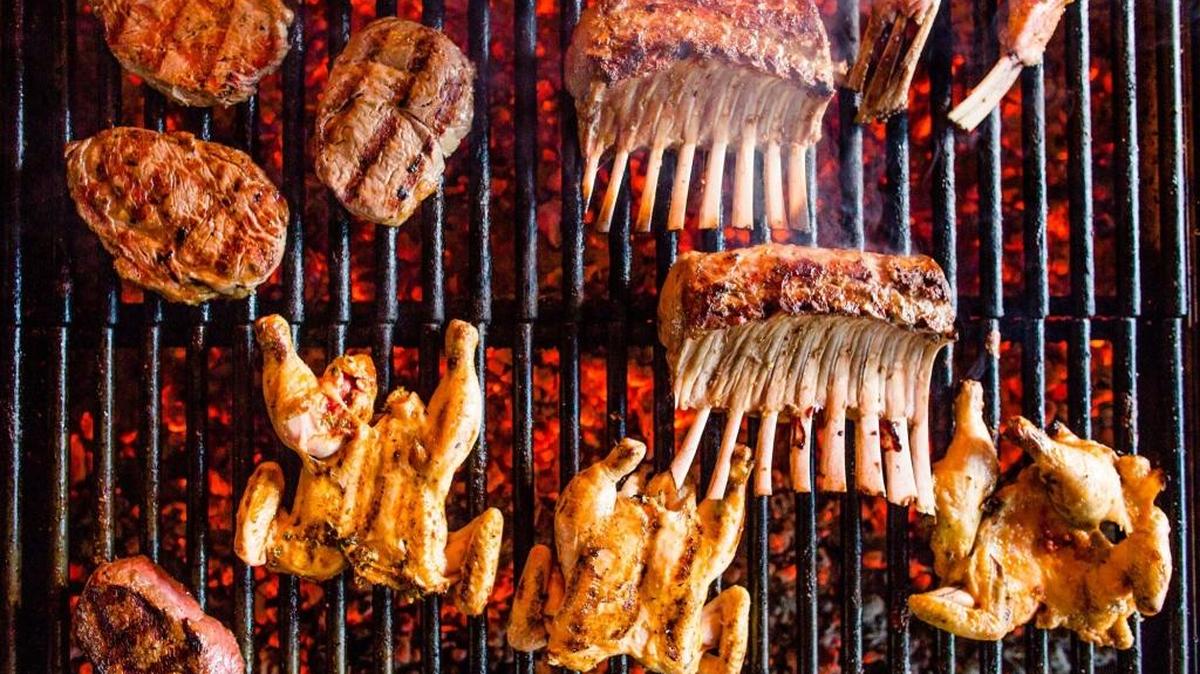 The wood-fire grill is the secret to grilled dishes at Quinto La Huella.