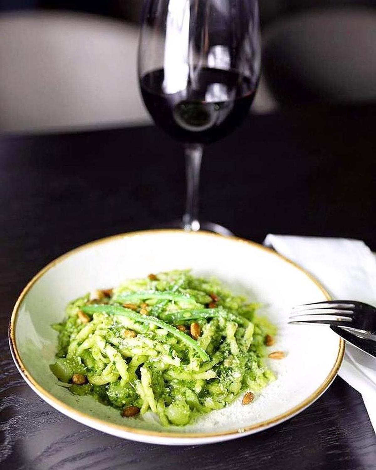 Trofie pasta.