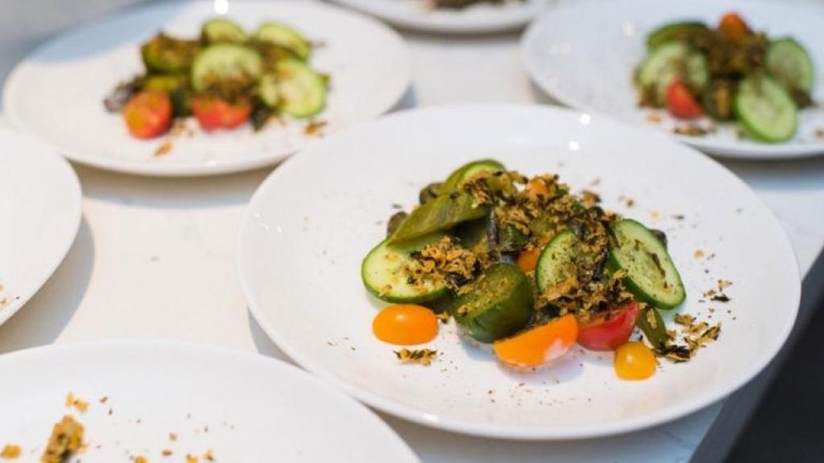 The vegan dinner hosted by Plant Food and Wine founder Matthew Kenney.