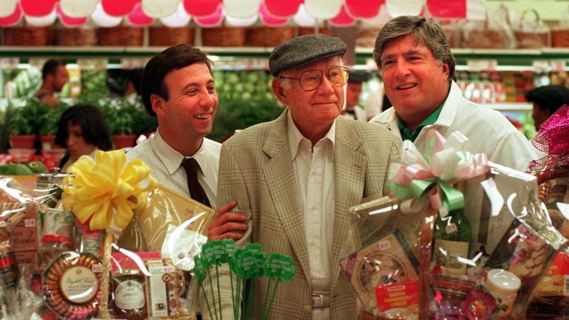 The Thal family founded South Beach’s Epicure market, which ran for 72 years until it closed this week in the wake of Hurricane Irma. The late Eddie Thal (center) founded Epicure in 1945 and grandson Mitchell (left), shown posing with Eddie’s nephew, Harry, in this 1995 photo, managed the market during his 30 years working there. The Thals sold Epicure in 1998 to the Starkman family, which ran it for 19 years.