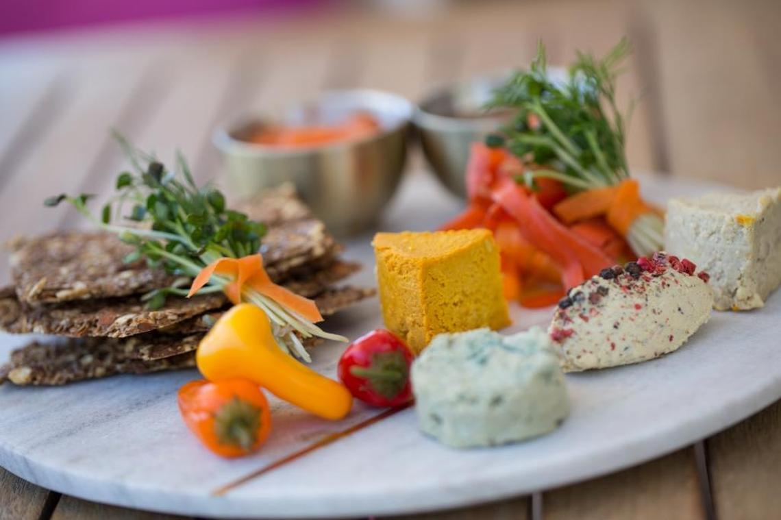 Cheeses made from cashews remain on the menu at Plant Miami, and are as enticing as the original.