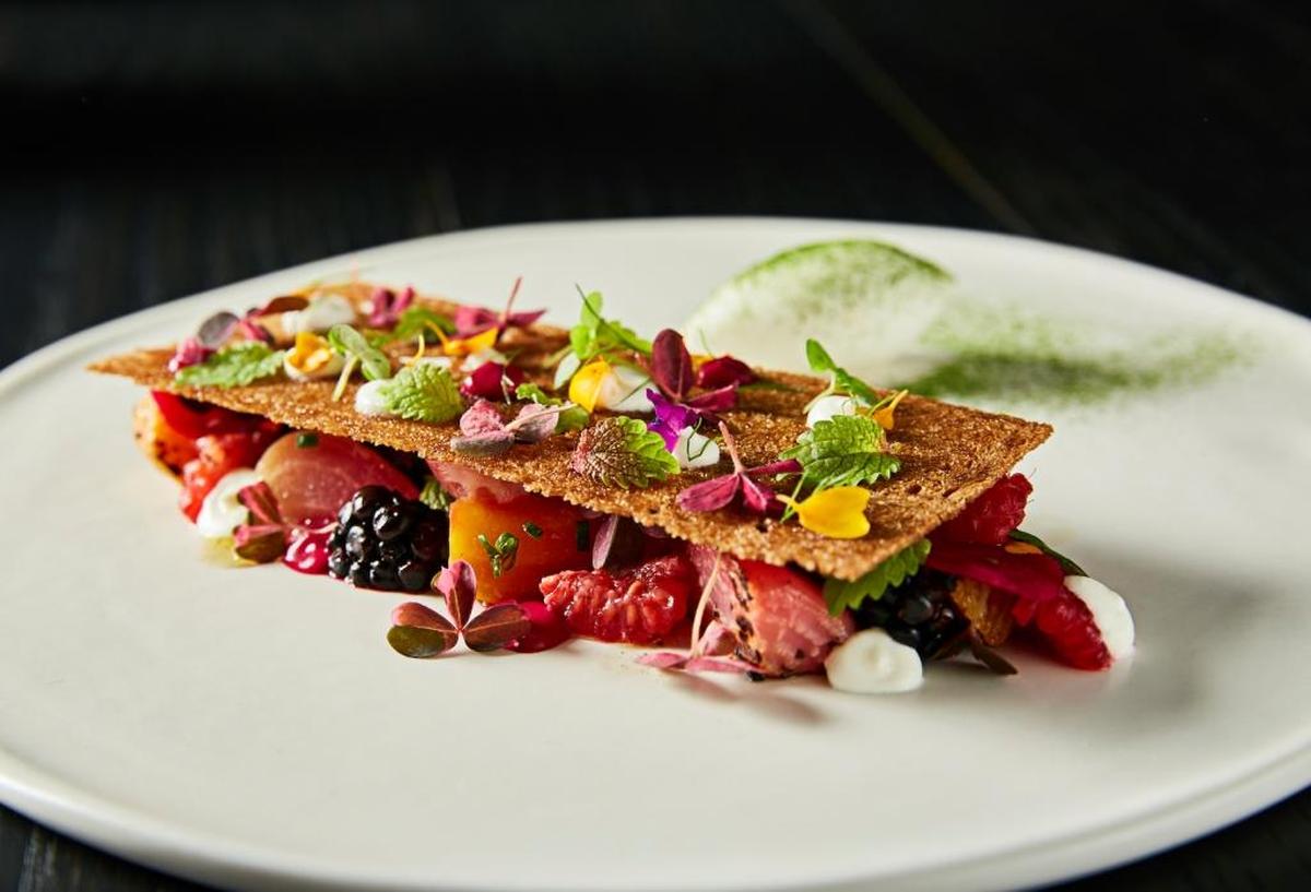 Stubborn Seed focuses on fresh ingredients and turning them into stunning works of culinary art, such as these charred beets.