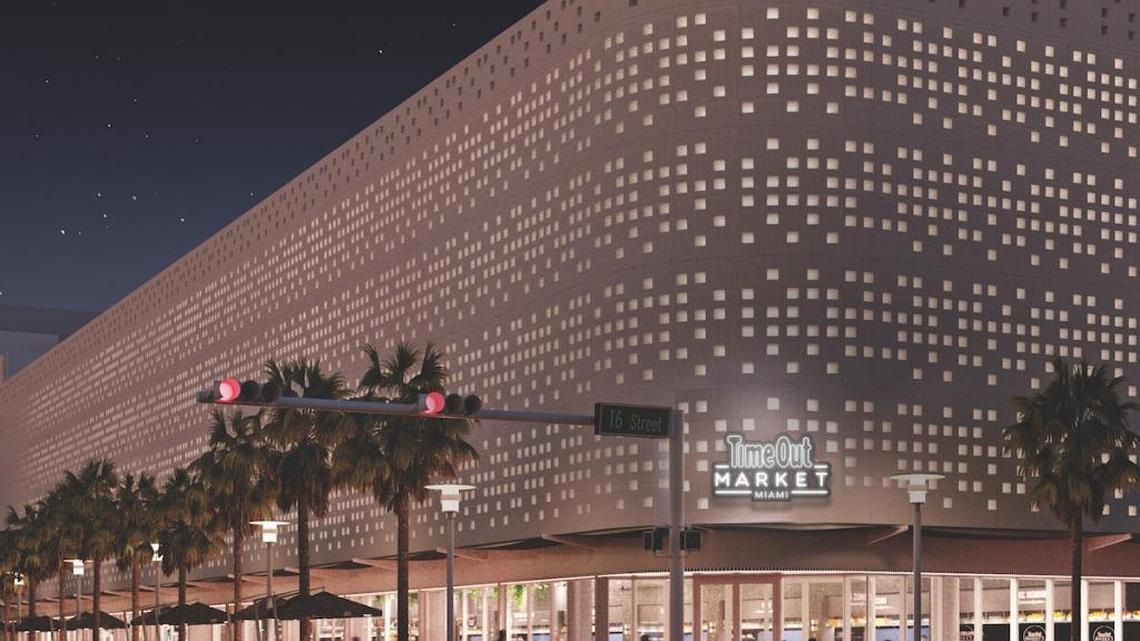 Time Out Market announced the first seven of 17 restaurants opening inside its food hall, the first of several it plans to open in the United States.