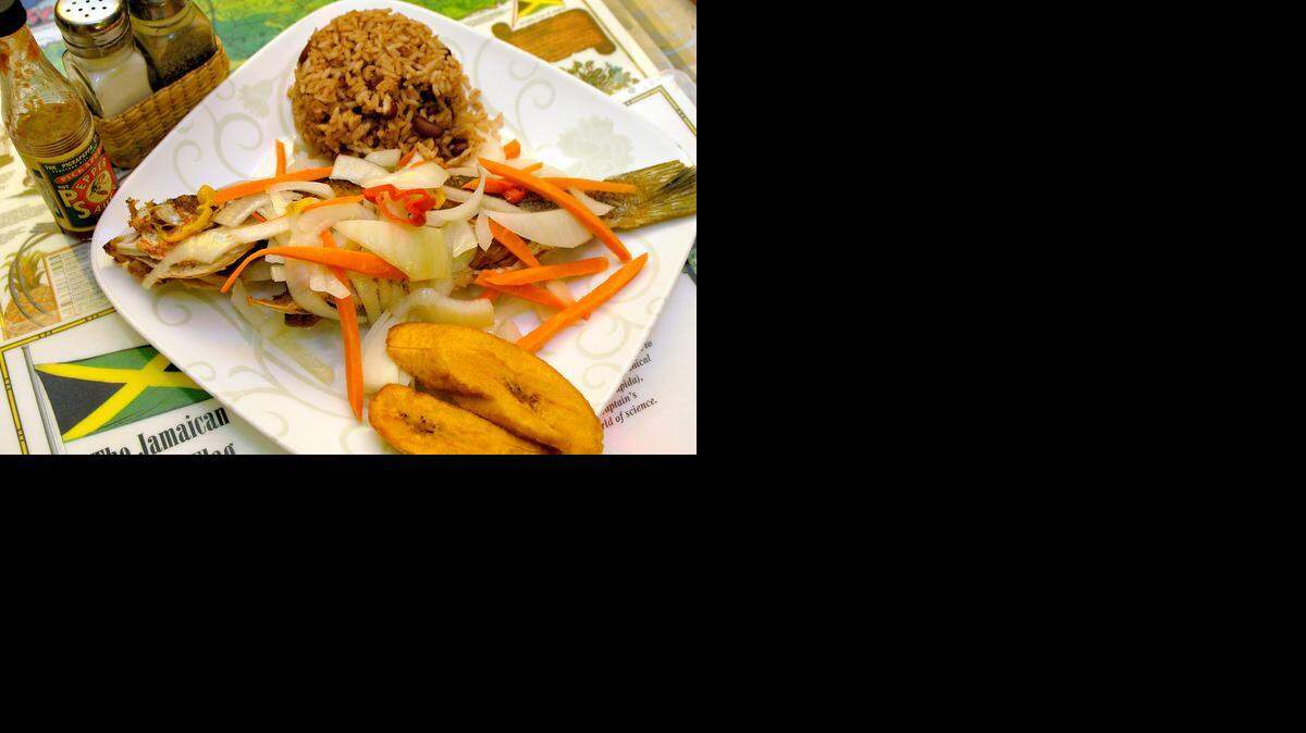 
Jamaican specialty: Escovitch fish as prepared at Island Restaurant. 
