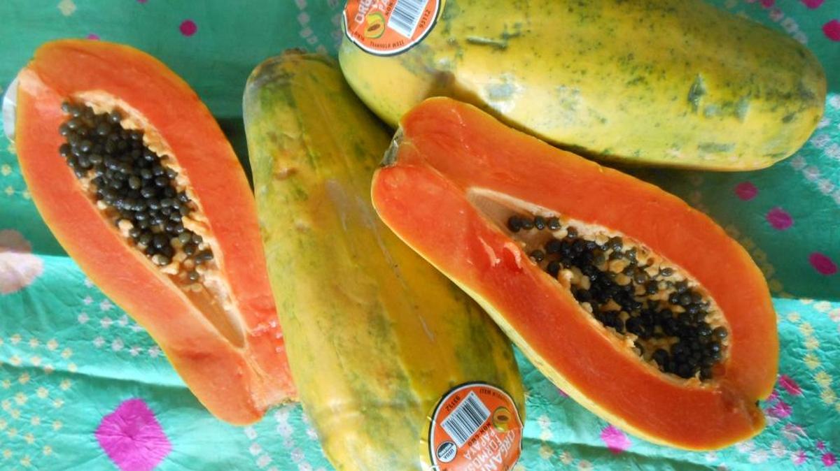 Formosa papaya are large, long and sweet.