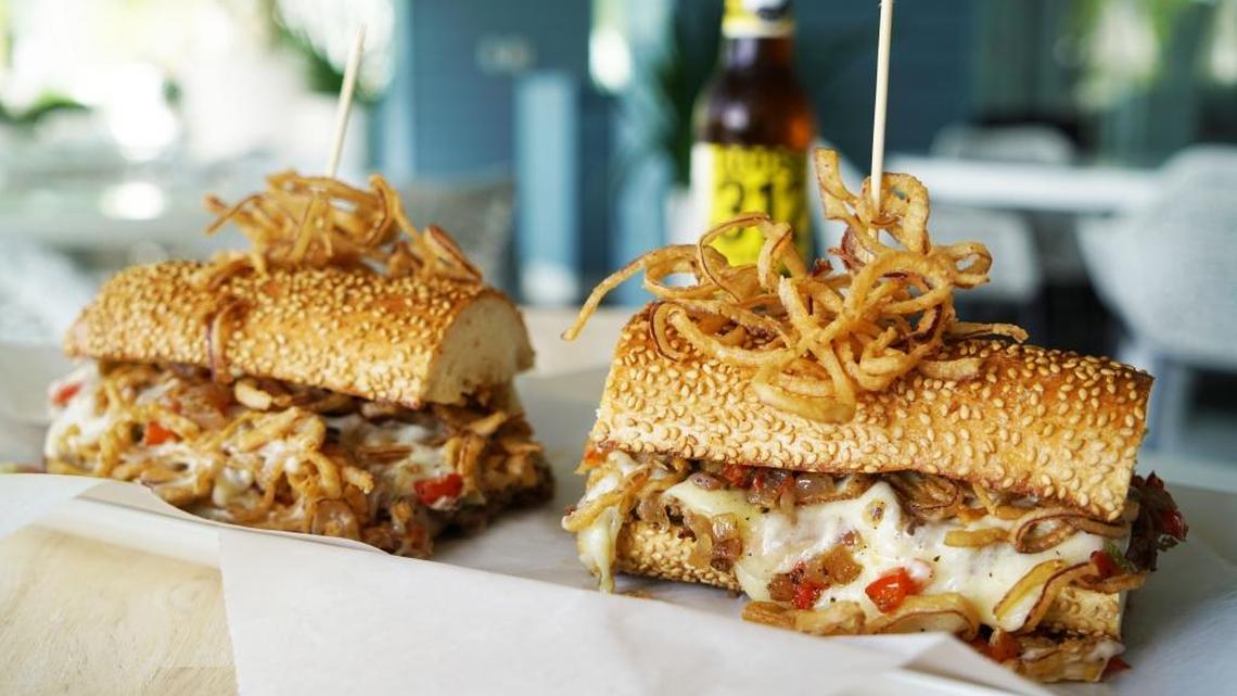 Sandwiches like Havles & Wholes’ cheese steak is a spin on a classic sandwich.