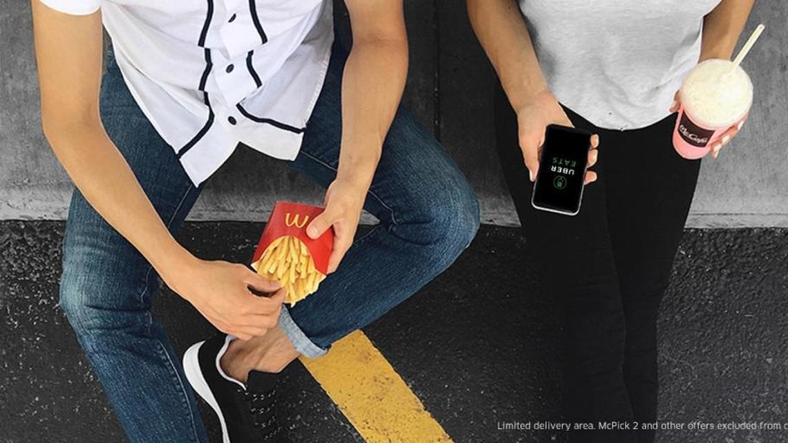 UberEATS is delivering McDonald’s food from more than 200 McDonald’s restaurants in Florida, including 134 locations in Miami-Dade and Broward. It’s the first large pilot test in the country for the service.