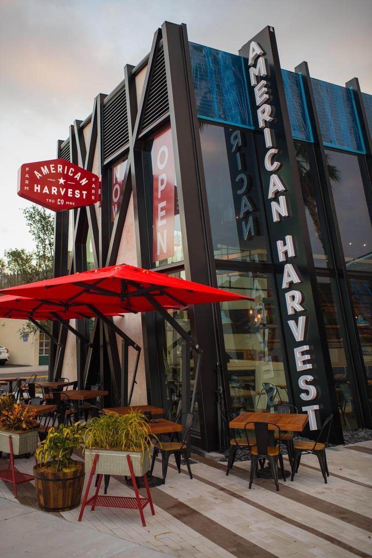American Harvest in South Miami, which opened this year. American Harvest is a fast-casual farm-fresh concept that the Grove Bay Hospitality co-CEOs hope to eventually take national.