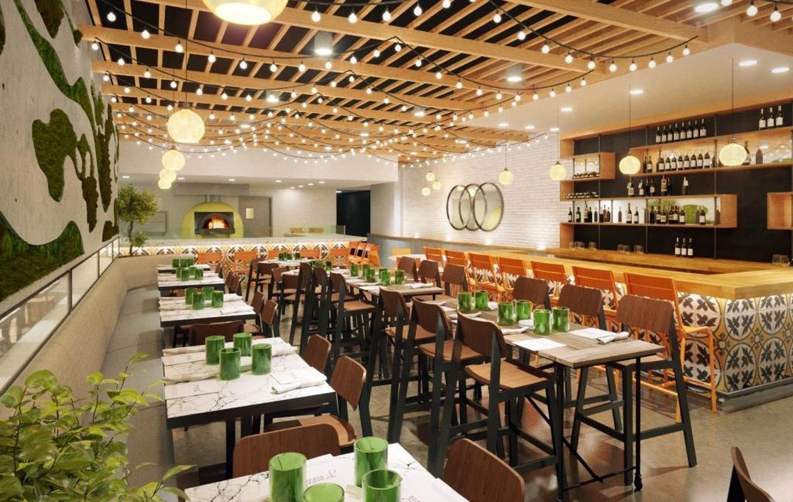 Chef Michael Schwartz helped design the look of Genuine Pizza.