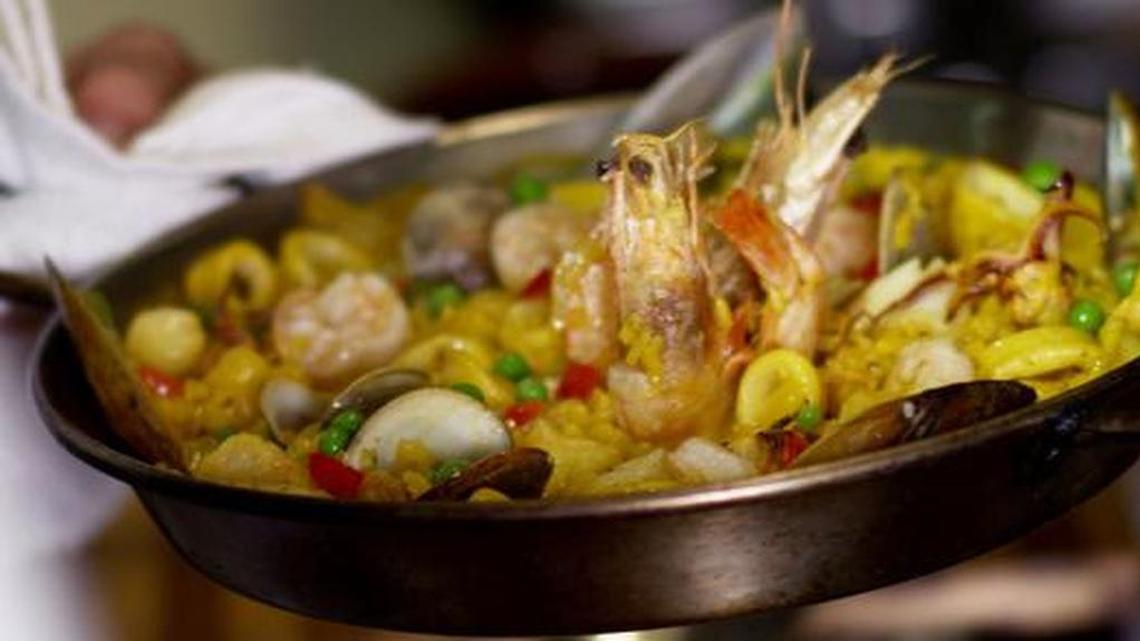 The seafood paella at El Carajo is something else. The brothy rice supports lots of sweet, fat langostines in the shell, bits of varied seafood and a confetti of vegetable bits with a rich, authentic flavor.