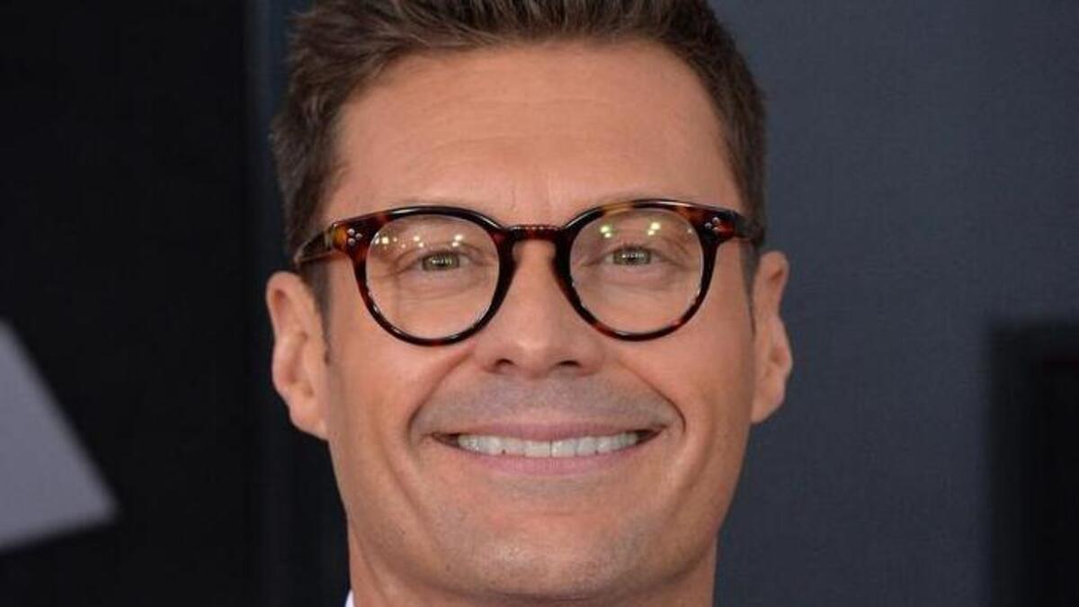 Ryan Seacrest at the 60th annual Grammy Awards in New York on Jan. 28.