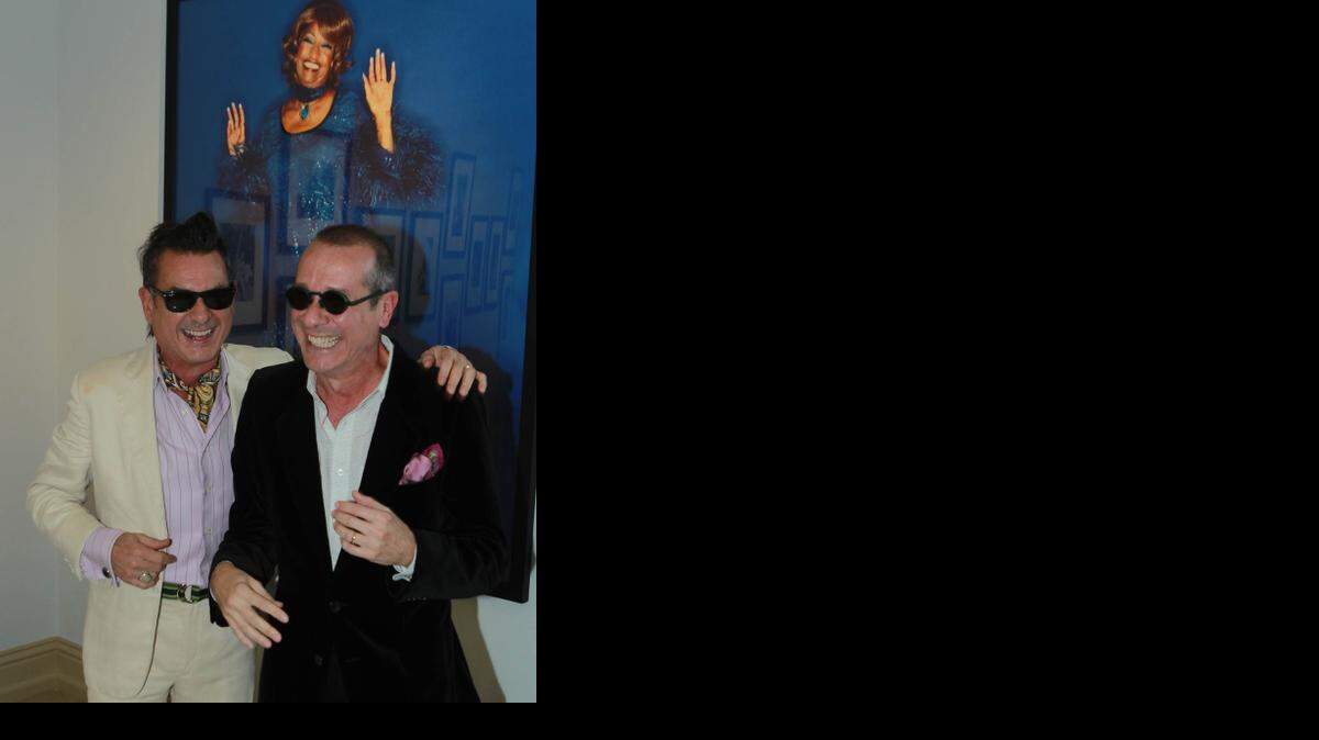 
Behind the lens: Photographer Alexis Rodriguez-Duarte, left, and his partner, stylist Tico Torres.


