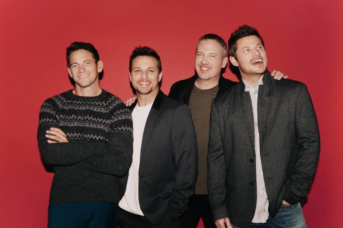 98 Degrees performs at Magic City Casino, with music from a new Christmas album.