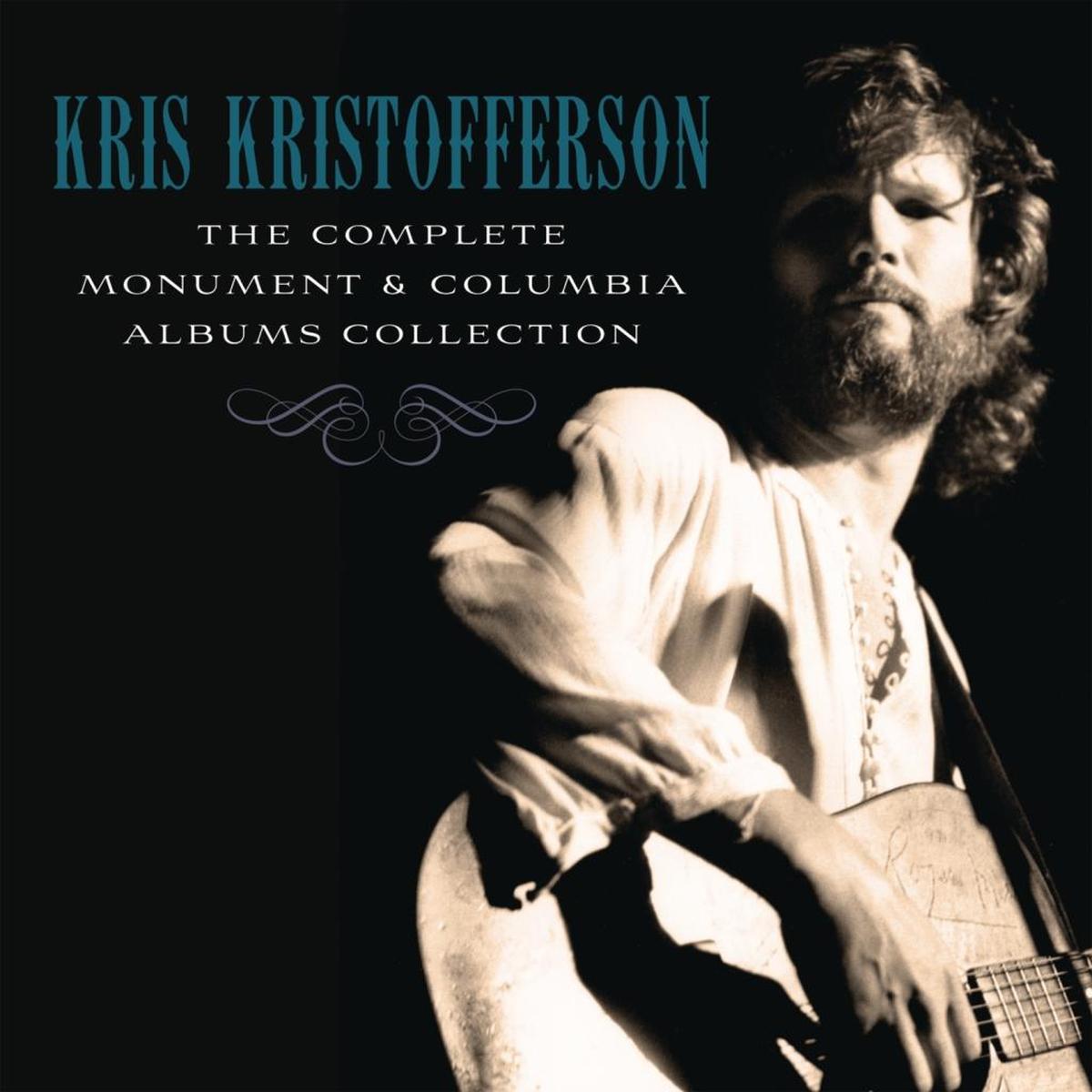 Kris Kristofferson, ‘The Complete Monument & Columbia Albums Collection’ gathers the 11 albums the songwriter-actor did between 1970 and 1981 and adds five more CDs of live and studio rarities for definitive look at the artist’s career in his 80th birth year.