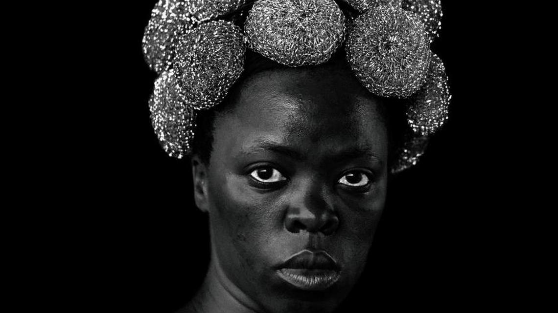 Zanele Muholi’s image, “Bester V, (Mayotte archipelago, 2015).” From the “Intersectionality” show at MOCA-North Miami through Aug. 14, 2016.