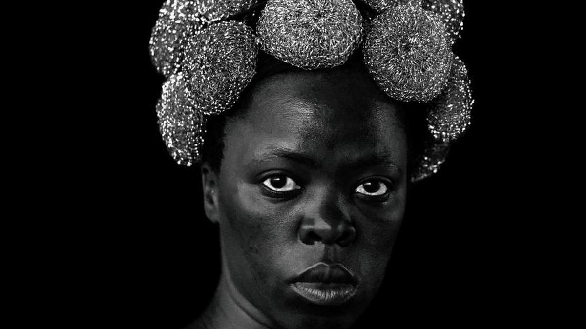 Zanele Muholi’s image, “Bester V, (Mayotte archipelago, 2015).” From the “Intersectionality” show at MOCA-North Miami through Aug. 14, 2016.