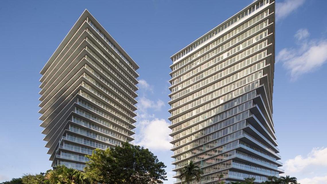 The twin towers of the Grove at Grand Bay have helped to rebrand Coconut Grove for the 21st Century.