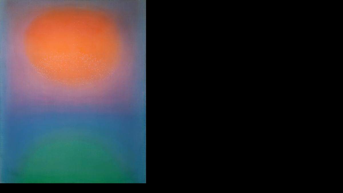 
“Midday Moon No. 4” by Leon Berkowitz, oil on canvas, at Virginia Miller Galleries in Coral Gables, January - April 2015. 
